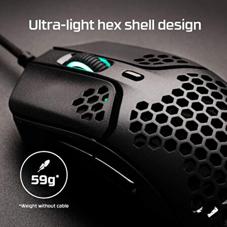 Hyperx Pulsefire Haste Black Oyuncu Faresi