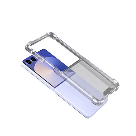 Gpack Samsung Galaxy Z Flip 7 uyumlu Kılıf AntiShock Korumalı Silikon