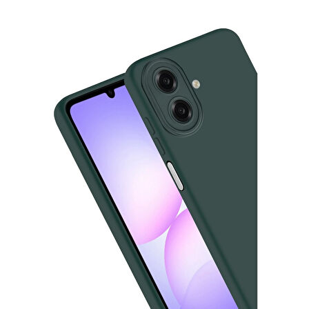 Gpack Samsung Galaxy A07 uyumlu Kılıf First Mat Silikon Renkli Lüx Kamera Korumalı