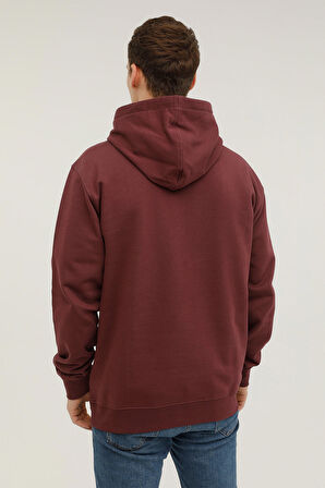 CLASSIC  PO-B Bordo Erkek Sweatshirt