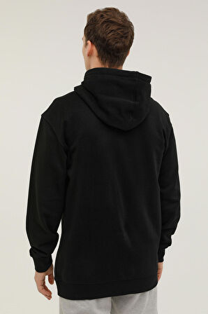 CLASSIC  ZIP-B Siyah Erkek Sweatshirt