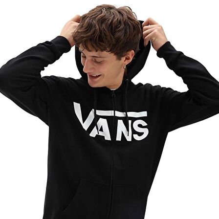 Vans CLASSIC VANS ZIP-B Erkek Sweat Shirt VN0A7Y43BLK1