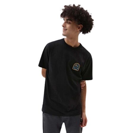 Vans Off The Wall Front Patch Ss Tee Siyah T-shirt