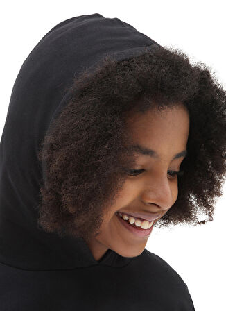 Vans Kapüşon Yaka Siyah Kadın Sweatshırt VN0A5ATNBLK1 GR FLYING V HOODIE GIR