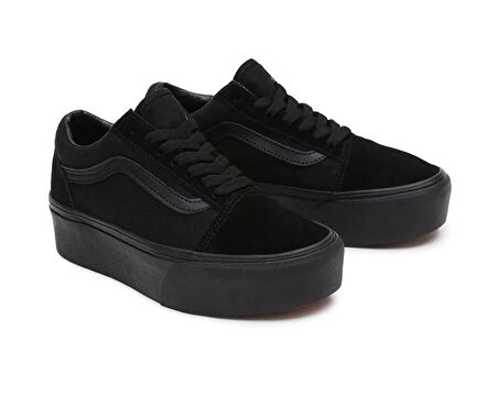 Vans Ua Old Skool Stackform Kadın Günlük Ayakkabı VN0A7Q5MBKA1 Siyah
