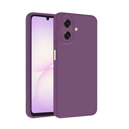 Gpack Samsung Galaxy A07 uyumlu Kılıf First Mat Silikon Renkli Lüx Kamera Korumalı