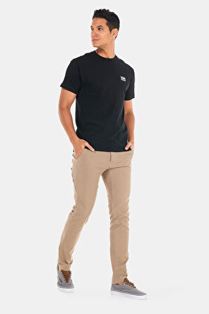 Erkek Left Chest Logo T-Shirt - Siyah | XS