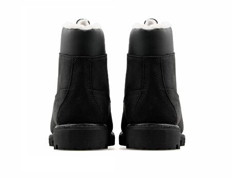 Timberland 6 in Premium Fur Warm Lined Boot Erkek Günlük Bot TB0A2EDY0011 Siyah