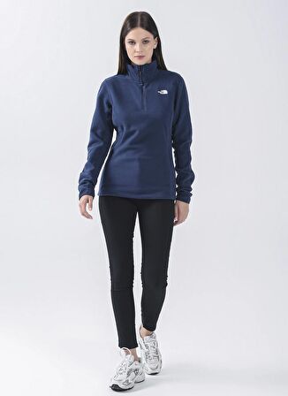 The North Face Fermuarlı Yaka Lacivert Kadın Sweatshırt NF0A4SVX8K21_W RESOLVE FLEECE 1/4 Z