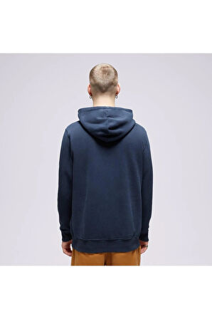 Cursive Hood Erkek Sweatshirt Lacivert