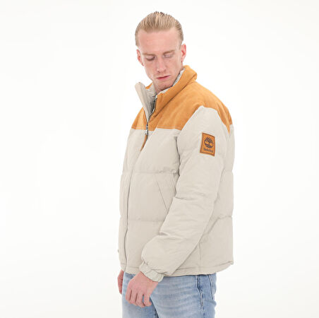 B0A6G2NCY21-R Timberland Dwr Recycled Down Welch Mountain Ultimat Erkek Mont Beyaz