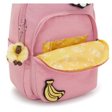 Kipling Seoul S Minions Small Sırt Çantası Pink Daisy KI58531MI