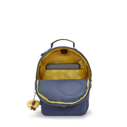 Kipling Seoul S Window Minions Small Sırt Çantası Dungaree Blue KI87536MI