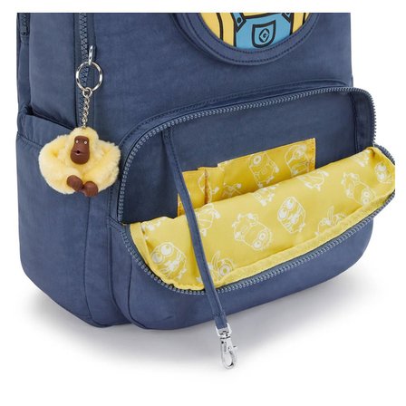 Kipling Seoul Lap Window Minions Large Sırt Çantası Dungaree Blue KI83456MI