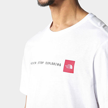 Erkek T-Shirt S/S Never Stop Exploring Tee Nf0A7X1Mfn41