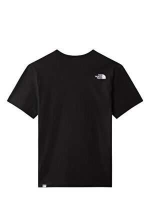 M S/S Mountain Line Tee Erkek Tişört Siyah