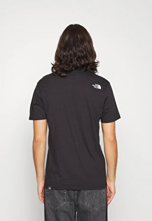 M S/S Mountain Line Tee Erkek Tişört Siyah
