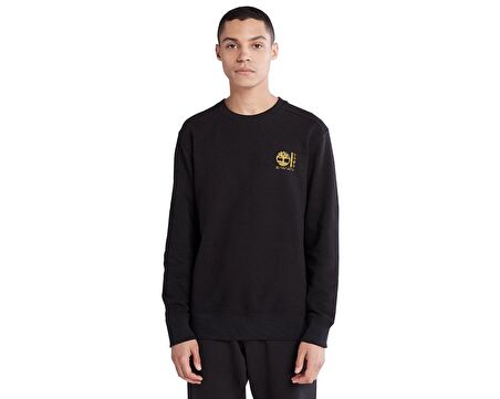 Timberland Org Cot Hood Sweat Erkek Günlük Sweatshirts TB0A5UEH0011 Siyah