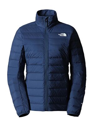 Belleview Stretch Down Hoodie Ceket Kadın Mavi