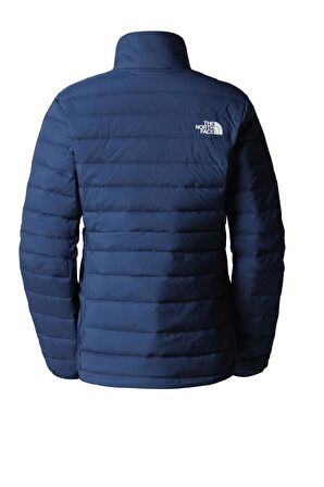 Belleview Stretch Down Hoodie Ceket Kadın Mavi