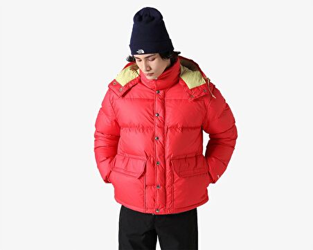 M 71 Sierra Down Short Jacket Erkek Outdoor Montu NF0A7US36821 Kırmızı