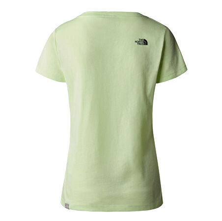 F00A6PRN131-R The North Face W S-S Neverstopexploring Tee-Eu Kadın T-Shirt Yeşil