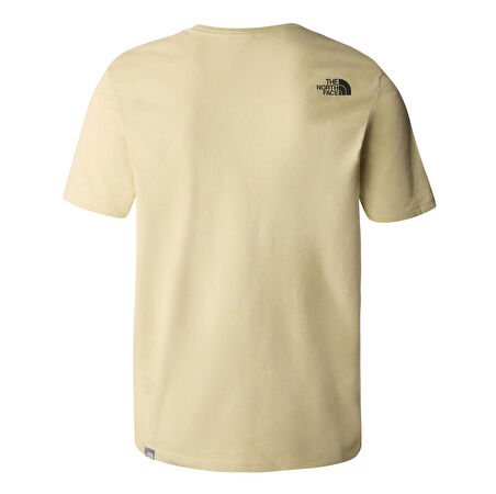 F0A2TX33X41-R The North Face M S-S Easy Tee - Eu Erkek T-Shirt Krem