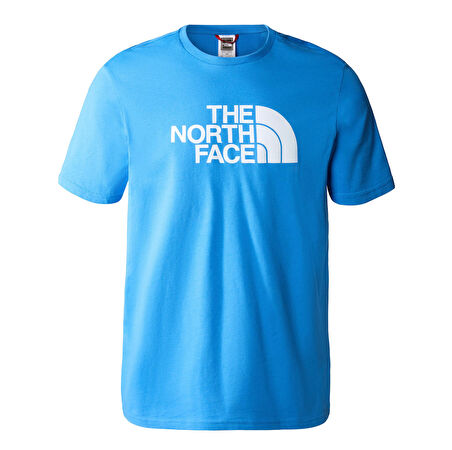 F0A2TX3LV61-R The North Face M S-S Easy Tee - Eu Erkek T-Shirt Mavi