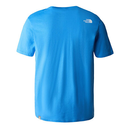 F0A2TX3LV61-R The North Face M S-S Easy Tee - Eu Erkek T-Shirt Mavi