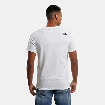 M S/S Mountain Line Tee Erkek Tişört NF0A7X1NVV11TNF43