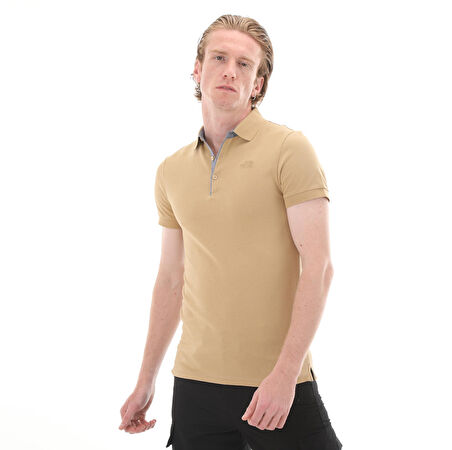 F00CEV4LK51-R The North Face M Premıum Polo Pıquet-Eu Erkek T-Shirt Sarı