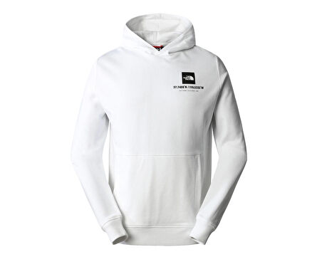 The North Face M Coordinates Hoodie Erkek Outdoor Sweatshirts NF0A826UFN41 Beyaz