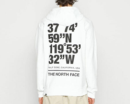 The North Face M Coordinates Hoodie Erkek Outdoor Sweatshirts NF0A826UFN41 Beyaz