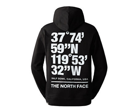 The North Face M Coordinates Hoodie Erkek Outdoor Sweatshirts NF0A826UJK31 Siyah
