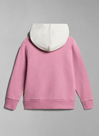 Napapijri Pembe Kız Çocuk Yuvarlak Yaka Uzun Kollu Sweatshirt NP0A4GMMMC01 K BURGEE W 2