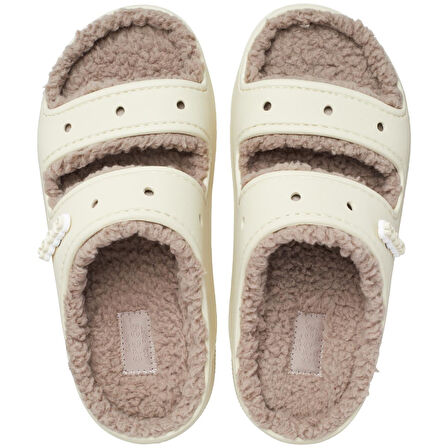 Crocs Classic Cozzzy Sandal Bone/Mushroom 207446-2YC