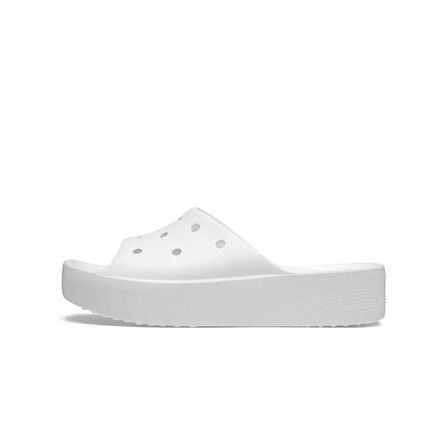 Crocs Classic Platform Slide Kadın Terlik Beyaz 208180-100