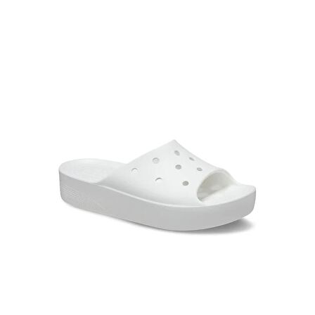 Crocs Classic Platform Slide Kadın Terlik Beyaz 208180-100