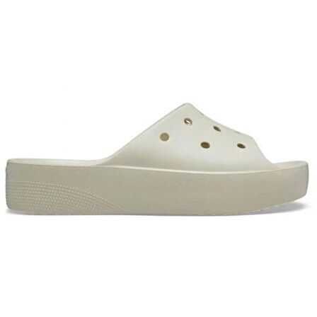 Crocs Classic Platform Slide Kadın Terlik Bej 208180-2Y2