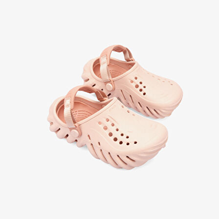 Crocs Echo Clog Çocuk Pembe Terlik