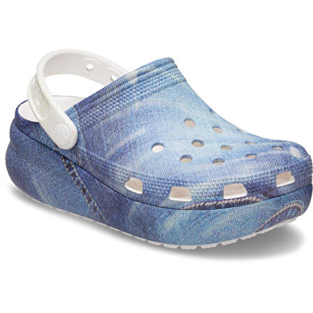 Crocs Classic Cutie Denim Clog K - White/Multi