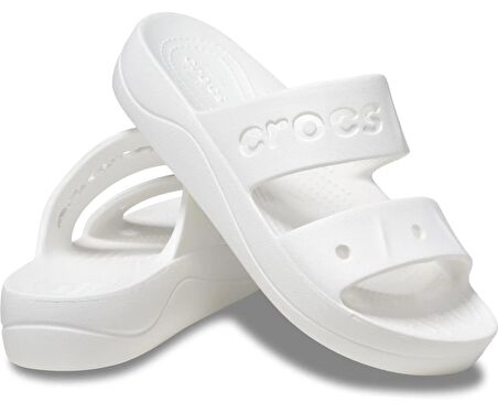 Crocs Baya Platform Sandal Kadın Terlik 208188-100 White