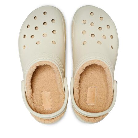 Crocs Classic Platform Lined Clog Bone 207938-2Y2