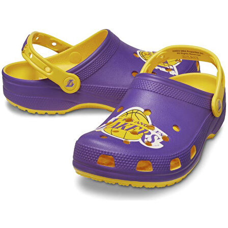 Crocs NBA Los Angeles Lakers Cls Clg Unisex Terlik 208650-75Y Sunflower