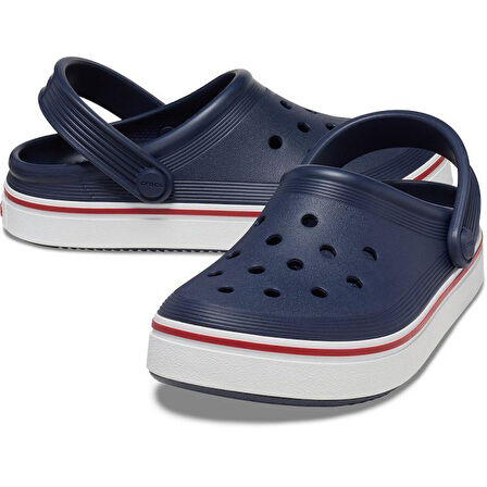 Crocs Off Court Clog K Çocuk Terlik 208477-4CC Navy/Pepper