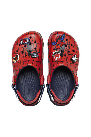 Unisex Çocuk Spider-Man All Terrain Clog T Terlik - Kırmızı Lacivert | 22-23