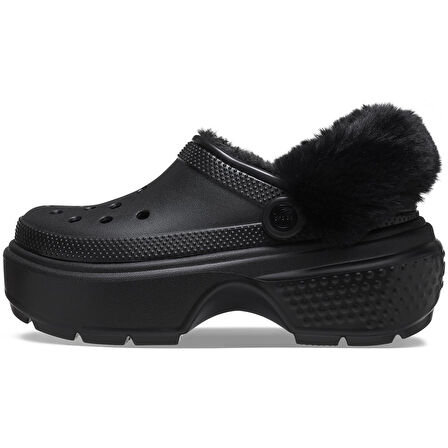 Crocs Stomp Lined Clog Black Sandalet Terlik 208546-001