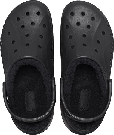 CROCS Baya Platform Lined Clog Black 208708-001