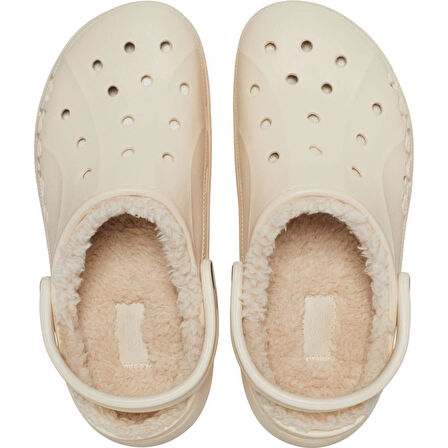 CROCS Baya Platform Lined Clog Winter White 208708-11S