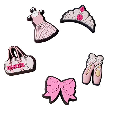 Crocs Jibbitz Ballet Class 5 Pack Charms